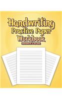 Handwriting Practice Paper Workbook