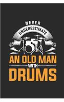Never Underestimate An Old Man With Drums