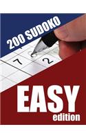 200 Sudoko Easy Edition: Large format 200 easy puzzles