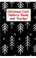 Christmas Card Address Book and Tracker