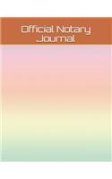 Official Notary Journal