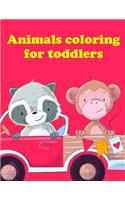 Animals coloring for toddlers
