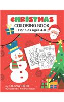 Christmas Coloring Book for Kids Ages 4-8