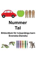 Svenska-Danska Nummer/Tal Bildordbok för tvåspråkiga barn