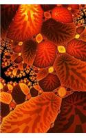 Autumn Leaves Fractal Journal: Take Notes, Write Down Memories in this 150 Page Lined Journal