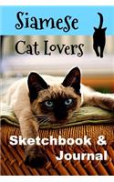 Siamese Cat Lovers Sketchbook & Journal