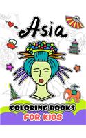 Asia Coloring Books for Kids