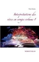 Interprétations des rêves en songes volume 1