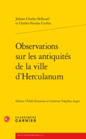 Observations Sur Les Antiquites de la Ville d'Herculanum