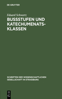 Bußstufen Und Katechumenatsklassen