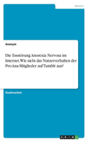 Essstörung Anorexia Nervosa im Internet. Wie sieht das Nutzerverhalten der Pro-Ana-Mitglieder auf Tumblr aus?