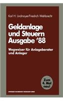 Geldanlage und Steuern ’88