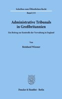 Administrative Tribunals in Grossbritannien