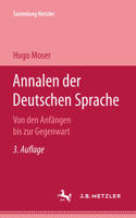 Annalen Der Deutschen Sprache