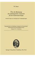 Über Die Bedeutung Der Pathologischen Anatomie Für Die Gastroenterologie