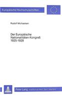 Der Europaeische Nationalitaeten-Kongress 1925-1928