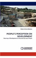 People's Perception on Development