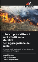 fuoco prescritto e i suoi effetti sulla stabilità dell'aggregazione del suolo