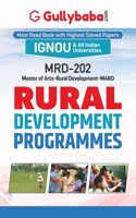 Gullybaba IGNOU CRD (Revised) 1st Sem MRD-202 Rural Development Programmes in English - Latest Edition IGNOU Help Book with Solved Previous Year's Question Papers and Important Exam Notes