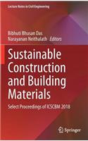 Sustainable Construction and Building Materials