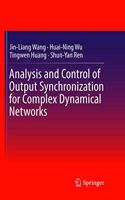 Analysis and Control of Output Synchronization for Complex Dynamical Networks