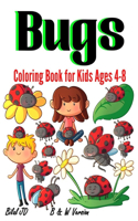 Bugs Coloring Book for Kids Ages 4-8