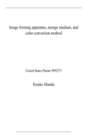 Image forming apparatus, storage medium, and color conversion method