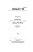 Testimony of Major General Robert B. Flowers, U.S. Army