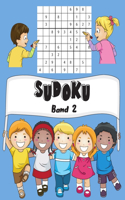 SUDOKU Band 2: 150 Kinder Sudoku Mit Lösungen - Einfach - 1 Gitter Par Page - Großes Format, 8,5x11 "