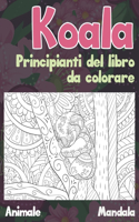 Principianti del libro da colorare - Mandala - Animale - Koala