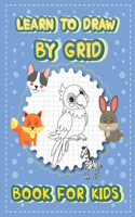 learn to draw by grid, book for kids