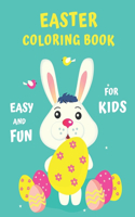Easter Coloring Book Easy and Fun for Kids
