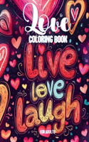 Love Coloring Book