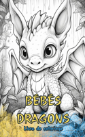 BÉBÉS DRAGONS Livre de coloriage: Des dessins mignons que les enfants et les adultes peuvent colorier