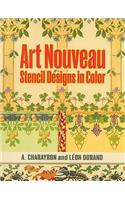Art Nouveau Stencil Designs in Color