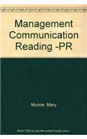 Management Communication Reading -PR