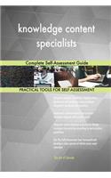 knowledge content specialists Complete Self-Assessment Guide