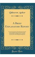 A Brief Explanatory Report: As to the Termination of the Hungarian Struggle; The Capitulation of the Fortress of Comorn; And the Objects, Probable Extent, and Other Circumstances of the Hungarian Emigration (Classic Reprint): As to the Termination of the Hungarian Struggle; The Capitulation of the Fortress of Comorn; And the Objects, Probable Extent, and Other Circumstanc