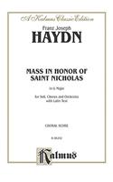 St Nicholas Mass SATB