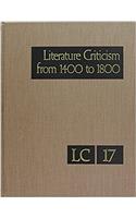 Literature Criticism from 1400-1800
