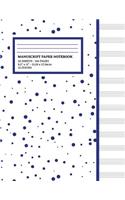Manuscript Paper Notebook