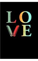 Love Harmonica: Blank Unlined Notebook - (6"x 9" inch size = nearly DIN A5 - 120 Pages) - perfect as music book or song writing book, suitable gift for Harmonica mu