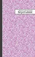 Dot grid notebook journal