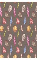 Sea shell notebook