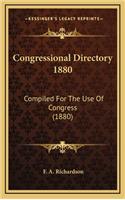 Congressional Directory 1880: Compiled for the Use of Congress (1880)