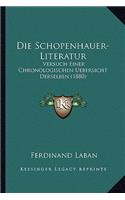 Die Schopenhauer-Literatur