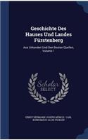 Geschichte Des Hauses Und Landes Fürstenberg
