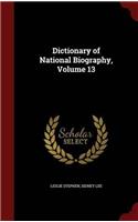 DICTIONARY OF NATIONAL BIOGRAPHY; VOLUME