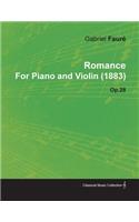 Romance by Gabriel Fauré for Piano and Violin (1883) Op.28