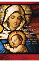 I Bring Good News Christmas Nativity Christmas Bulletin (Pkg of 50): Regular, 50 Count